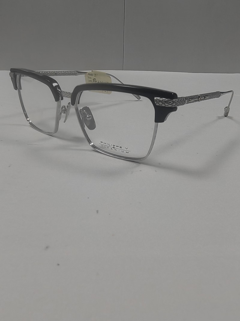 钛金属与胶板料混合镜架