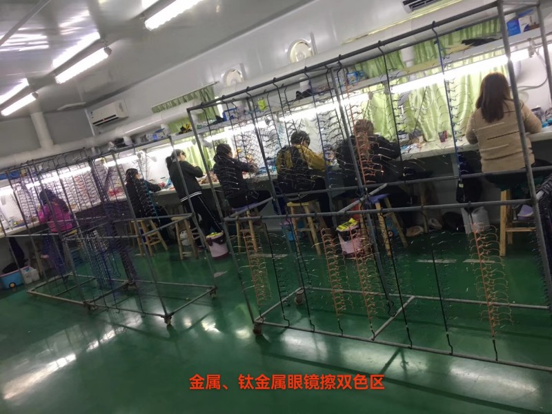 金属、钛金属眼镜擦双色区